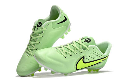 Men's Nike Tiempo Legend 9 Academy AG Artificial Grass Low-Tops Football Boots - Green/Black/Yellow