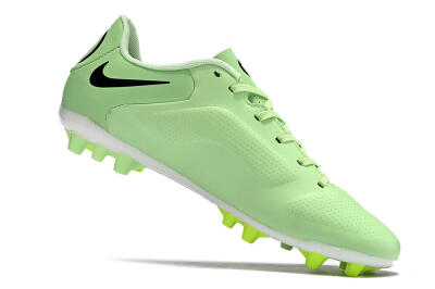 Men's Nike Tiempo Legend 9 Academy AG Artificial Grass Low-Tops Football Boots - Green/Black/Yellow