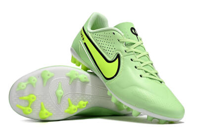 Men's Nike Tiempo Legend 9 Academy AG Artificial Grass Low-Tops Football Boots - Green/Black/Yellow