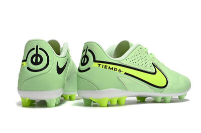 Men's Nike Tiempo Legend 9 Academy AG Artificial Grass Low-Tops Football Boots - Green/Black/Yellow