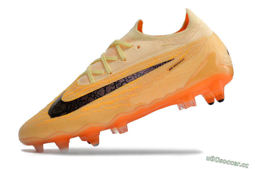 Men's Nike Phantom GX Elite Link Pro SG Soft Ground Low-Tops Football Boots - Orange/Pink/Black 4