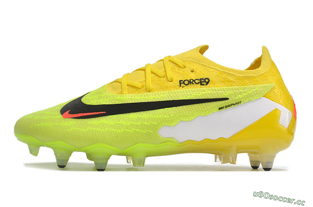 Men's Nike Phantom GX Elite Link Pro SG Soft Ground Low-Tops Football Boots - Yellow/Green/Black/White 0