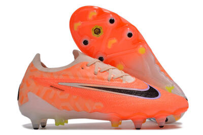 Men's Nike Phantom GX Elite Link Pro SG Soft Ground Low-Tops Football Boots - Pink/Black/Purple