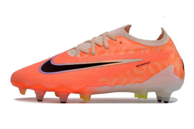 Men's Nike Phantom GX Elite Link Pro SG Soft Ground Low-Tops Football Boots - Pink/Black/Purple