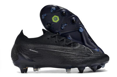 Men's Nike Phantom GX Elite Link Pro SG Soft Ground Low-Tops Football Boots - Black/Blue