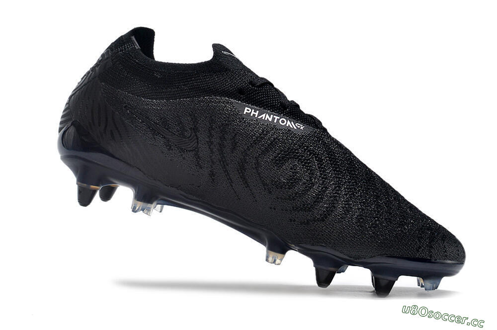 Men's Nike Phantom GX Elite Link Pro SG Soft Ground Low-Tops Football Boots - Black/Blue 4
