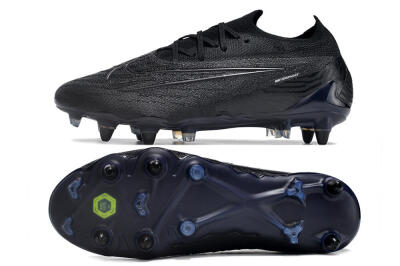 Men's Nike Phantom GX Elite Link Pro SG Soft Ground Low-Tops Football Boots - Black/Blue