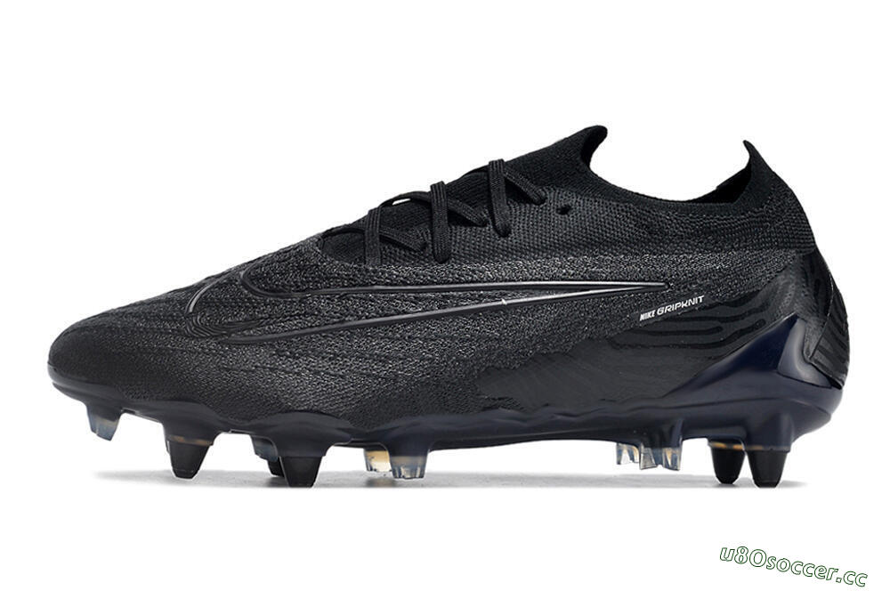 Men's Nike Phantom GX Elite Link Pro SG Soft Ground Low-Tops Football Boots - Black/Blue 0