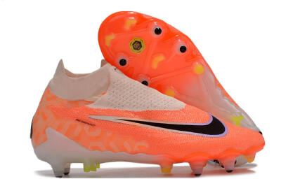 Men's Nike Phantom GX Elite DF Link Pro SG Soft Ground High-Tops Football Boots - Pink/Black/Purple
