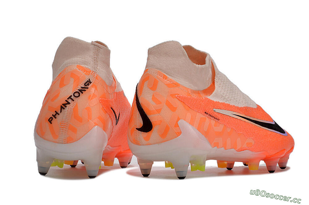 Men's Nike Phantom GX Elite DF Link Pro SG Soft Ground High-Tops Football Boots - Pink/Black/Purple 6