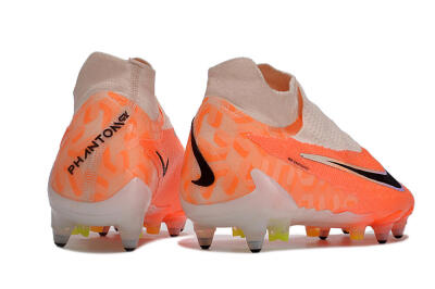 Men's Nike Phantom GX Elite DF Link Pro SG Soft Ground High-Tops Football Boots - Pink/Black/Purple