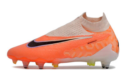 Men's Nike Phantom GX Elite DF Link Pro SG Soft Ground High-Tops Football Boots - Pink/Black/Purple