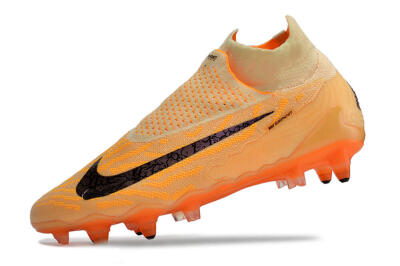 Men's Nike Phantom GX Elite DF Link Pro SG Soft Ground High-Tops Football Boots - Orange/Pink/Black