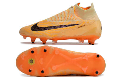 Men's Nike Phantom GX Elite DF Link Pro SG Soft Ground High-Tops Football Boots - Orange/Pink/Black