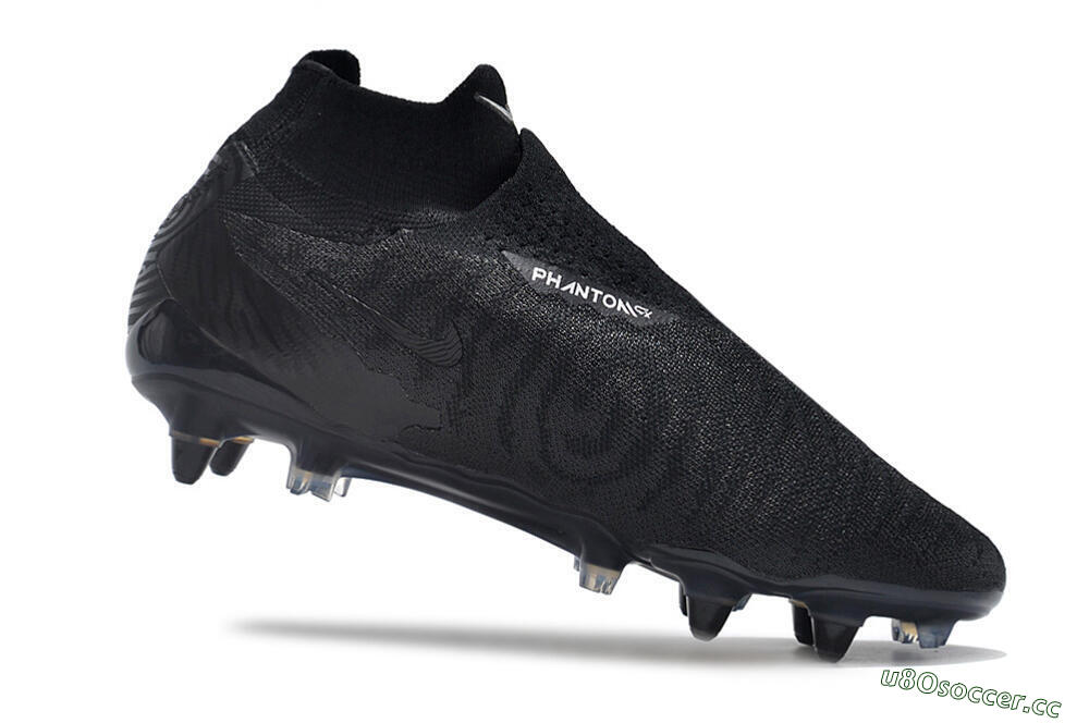 Men's Nike Phantom GX Elite DF Link Pro SG Soft Ground High-Tops Football Boots - Black/Blue 4