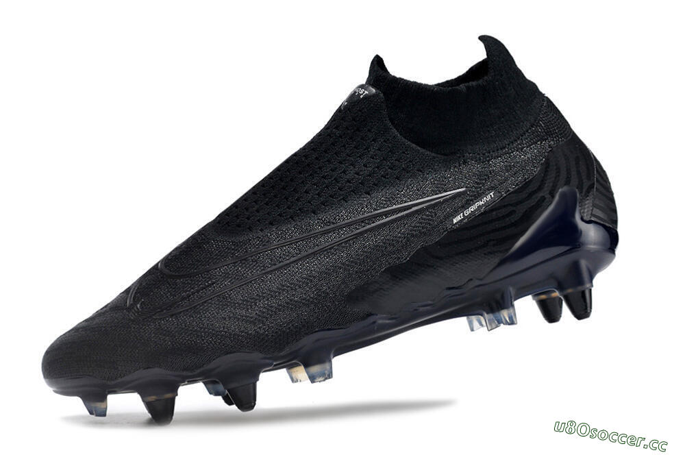 Men's Nike Phantom GX Elite DF Link Pro SG Soft Ground High-Tops Football Boots - Black/Blue 5