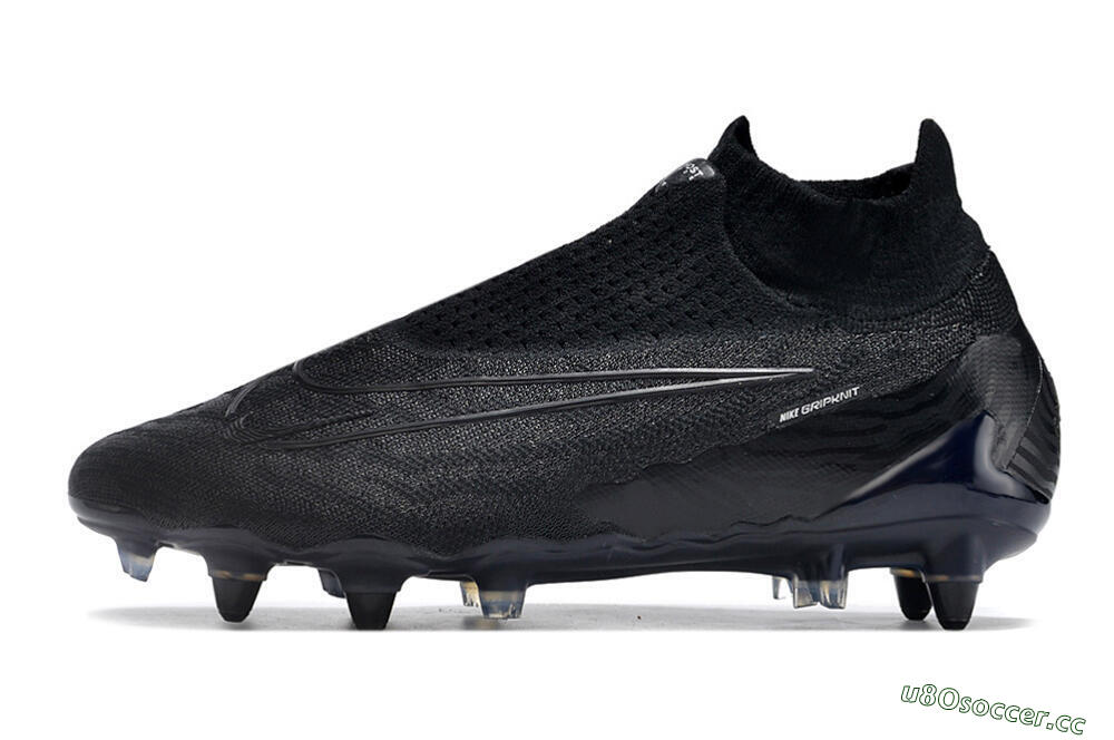 Men's Nike Phantom GX Elite DF Link Pro SG Soft Ground High-Tops Football Boots - Black/Blue 0