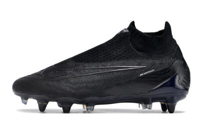 Men's Nike Phantom GX Elite DF Link Pro SG Soft Ground High-Tops Football Boots - Black/Blue