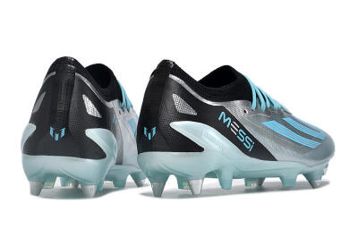 Men's Adidas X Speedportal.1 SG Soft Ground Low-Tops Football Boots - Silver/Black/Blue