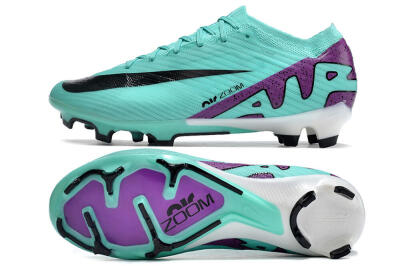 Men's Nike Air Zoom Mercurial Vapor 15 Elite FG Firm Ground Low-Tops Football Boots - Blue/Purple/Black