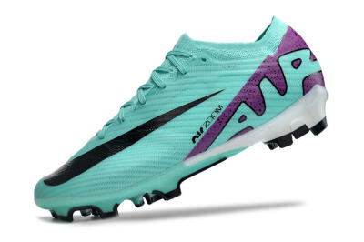 Men's Nike Air Zoom Mercurial Vapor 15 Elite FG Firm Ground Low-Tops Football Boots - Blue/Purple/Black