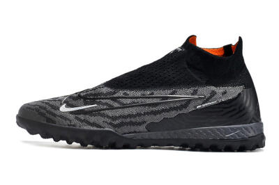 Unisex Nike Phantom GX Elite DF Link TF Artificial Turf High-Tops Football Shoes - Black/White