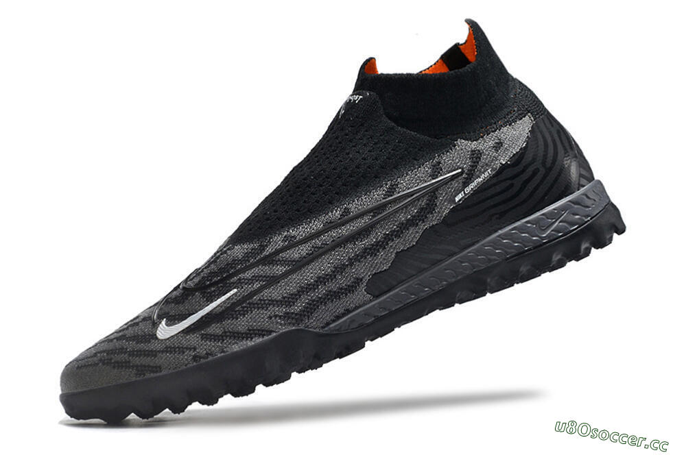 Unisex Nike Phantom GX Elite DF Link TF Artificial Turf High-Tops Football Shoes - Black/White 5