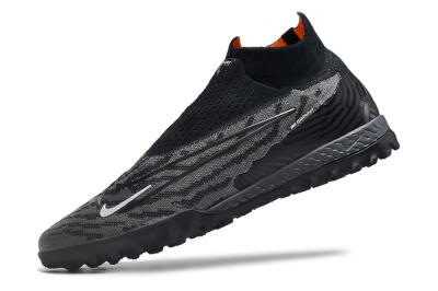 Unisex Nike Phantom GX Elite DF Link TF Artificial Turf High-Tops Football Shoes - Black/White