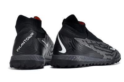 Unisex Nike Phantom GX Elite DF Link TF Artificial Turf High-Tops Football Shoes - Black/White