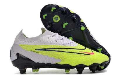 Men's Nike Phantom GX Elite SG Soft Ground Low-Tops Football Boots - Grey/Yellow/Black