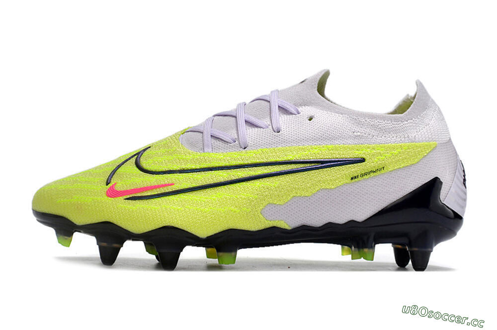 Men's Nike Phantom GX Elite SG Soft Ground Low-Tops Football Boots - Grey/Yellow/Black 0