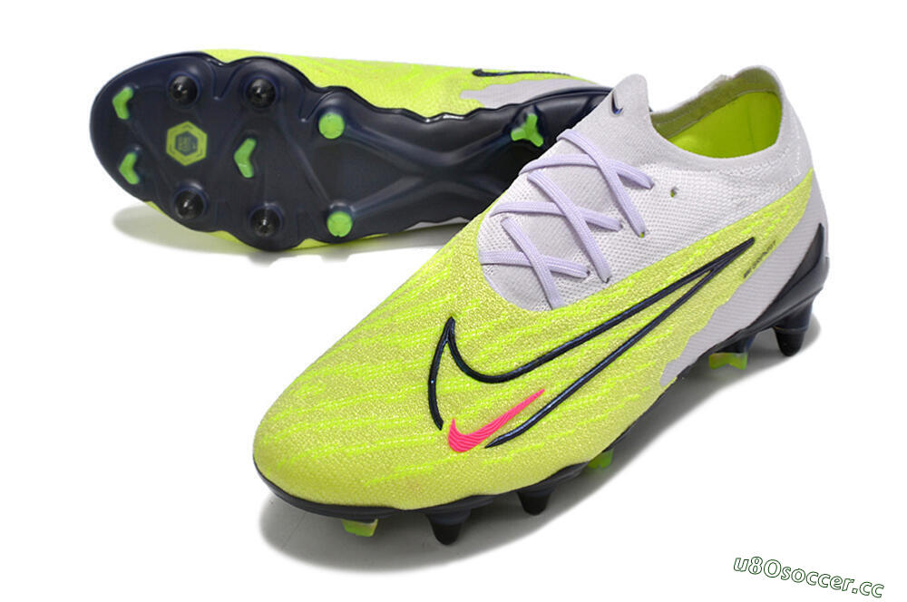 Men's Nike Phantom GX Elite SG Soft Ground Low-Tops Football Boots - Grey/Yellow/Black 3