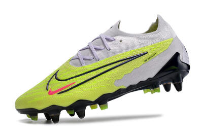 Men's Nike Phantom GX Elite SG Soft Ground Low-Tops Football Boots - Grey/Yellow/Black
