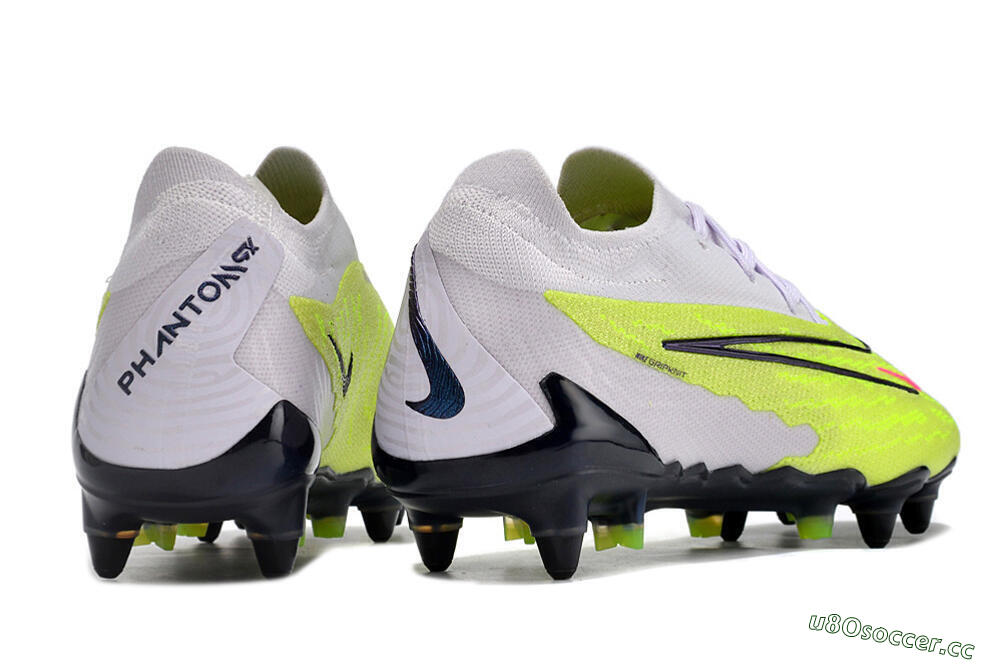 Men's Nike Phantom GX Elite SG Soft Ground Low-Tops Football Boots - Grey/Yellow/Black 6