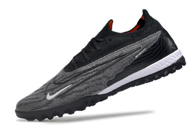 Men's Nike Phantom GX Elite TF Artificial Turf Low-Tops Football Shoes - Black/White/Grey