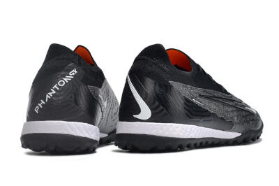Men's Nike Phantom GX Elite TF Artificial Turf Low-Tops Football Shoes - Black/White/Grey