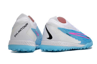 Men's Nike Phantom GX Elite TF Artificial Turf Low-Tops Football Shoes - Blue/White/Pink