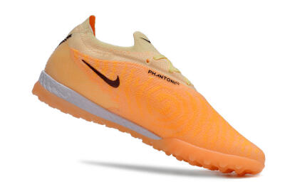 Men's Nike Phantom GX Elite TF Artificial Turf Low-Tops Football Shoes - Orange/Pink/Black