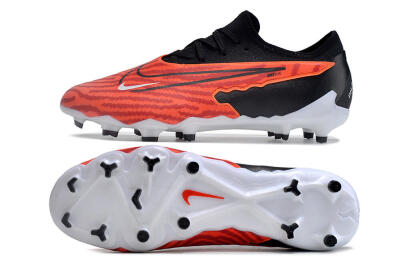 Men's Nike Phantom GX Academy FG Firm Ground Low-Tops Football Boots - Red/Black/White