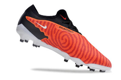 Men's Nike Phantom GX Academy FG Firm Ground Low-Tops Football Boots - Red/Black/White