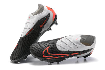 Men's Nike Phantom GX Elite FG Firm Ground Low-Tops Football Boots - Black/White/Red