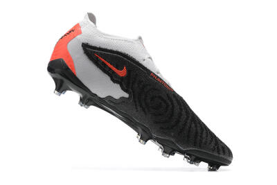Men's Nike Phantom GX Elite FG Firm Ground Low-Tops Football Boots - Black/White/Red