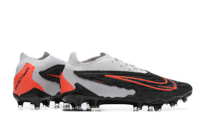 Men's Nike Phantom GX Elite FG Firm Ground Low-Tops Football Boots - Black/White/Red