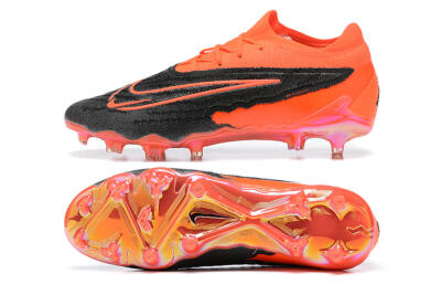 Men's Nike Phantom GX Elite FG Firm Ground Low-Tops Football Boots - Orange/Black/Grey