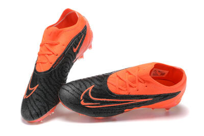 Men's Nike Phantom GX Elite FG Firm Ground Low-Tops Football Boots - Orange/Black/Grey