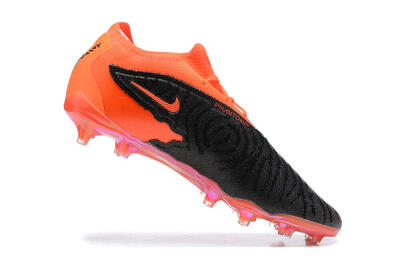 Men's Nike Phantom GX Elite FG Firm Ground Low-Tops Football Boots - Orange/Black/Grey