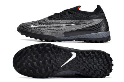 Unisex Nike Phantom GX Elite TF Artificial Turf Low-Tops Football Shoes - Black/Grey/White