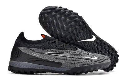 Unisex Nike Phantom GX Elite TF Artificial Turf Low-Tops Football Shoes - Black/Grey/White
