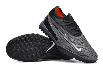 Unisex Nike Phantom GX Elite TF Artificial Turf Low-Tops Football Shoes - Black/Grey/White