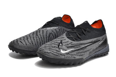 Unisex Nike Phantom GX Elite TF Artificial Turf Low-Tops Football Shoes - Black/Grey/White
